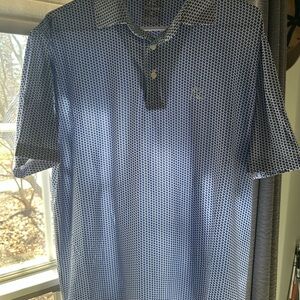 Rhoback Texas Patterned Men's Polo